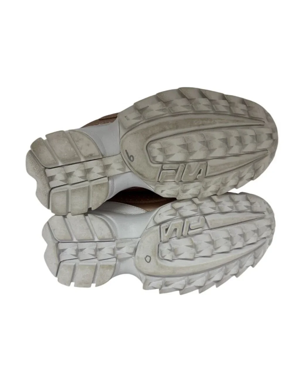 Fila Women's Disruptor II Premium Athletic Shoe Rose Gold Size 7M